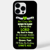 Het gebed van de krijger...Lyme Case-Mate iPhone Case (Achterkant)