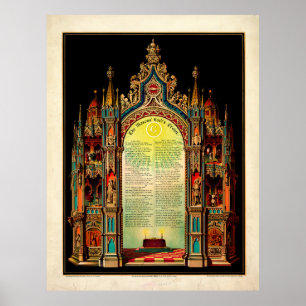 Het gebed van de Masons (1892) Poster
