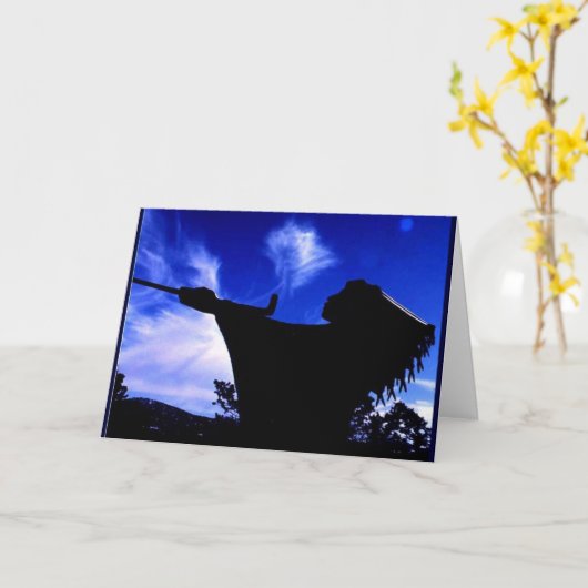 Het gebed van de pijp voor u kaart (Gele Bloem)