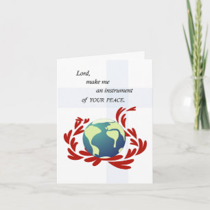 Het Gebed van de vrede van St. Francis Kaart