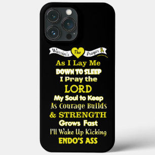 Het gebed van de vrouw...Endometriose iPhone 13 Pro Max Hoesje