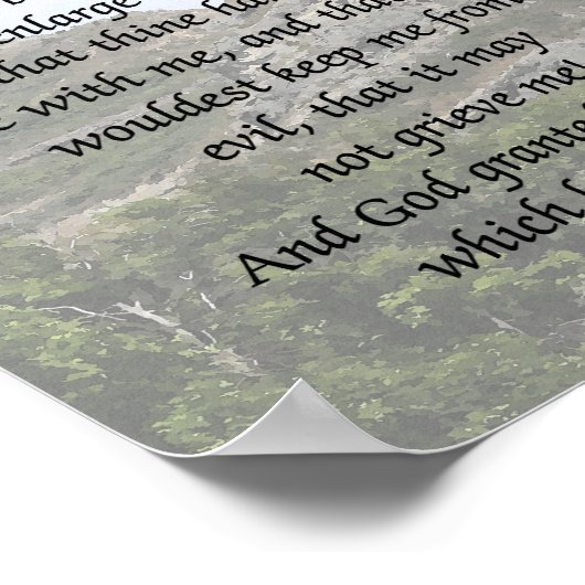 Het gebed van Jabez Poster (Hoek)