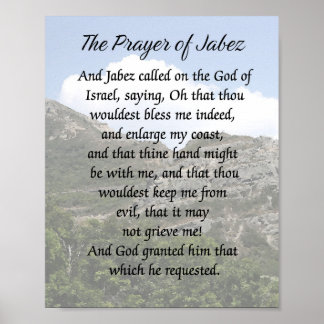 Het gebed van Jabez Poster