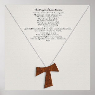 Het gebed van Sint-Francis Poster
