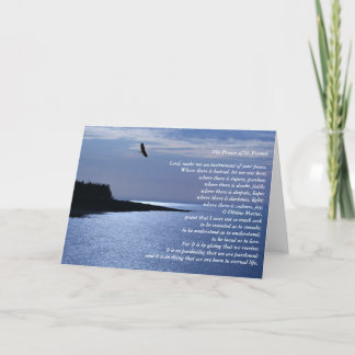 Het gebed van St. Francis Kaart