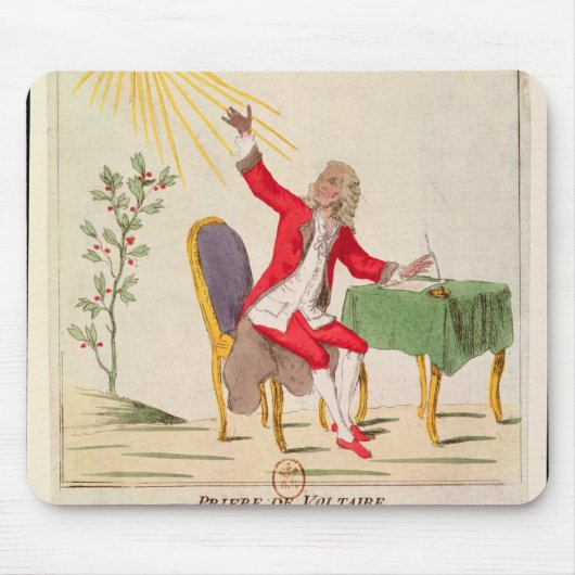Het gebed van Voltaire Muismat (Voorkant)