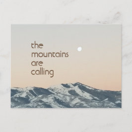 Het gebergte noemt het Photo Briefkaart