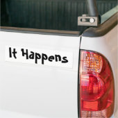Het gebeurt bumpersticker (Op Truck)
