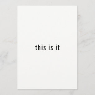 Het gebeurt in een eenvoudige, minimalistische rep kaart