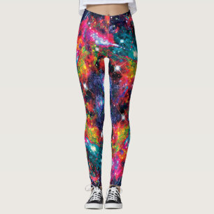 Het gebied van de kurkatiesterster over drukLeggin Leggings