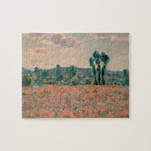 Het Gebied van de papaver - Claude Monet Legpuzzel
