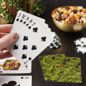 Het gebied van de zonnebloem pokerkaarten (Insitu)