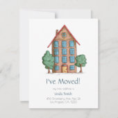 Het Gebouw van de afdeling met Bomen Bewegende Aan (Voorkant)