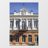 Het gebouw van de gemeenteraad van Melitopol Raamsticker (Vel)