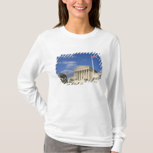 Het gebouw van het Amerikaanse Hooggerechtshof in T-shirt