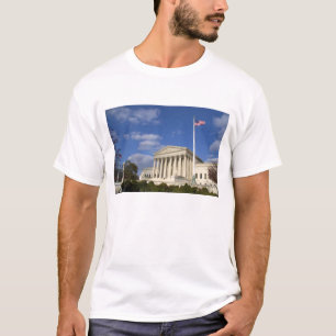 Het gebouw van het Amerikaanse Hooggerechtshof in T-shirt
