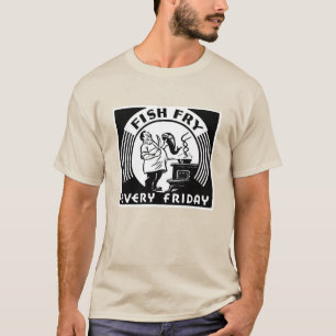 Het "gebraden gerecht van vissen Elke T-shirt