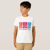 HET GEBRUIKEN VAN ELEMENTEN OP DE PERIODIEKE TABEL T-SHIRT (Voorkant volledig)