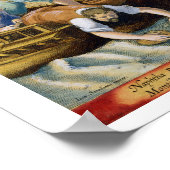 Het gebruiken van Sponges om nafta van het Oppervl Poster (Hoek)