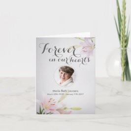 Het Gedenkteken van de sympathie dankt u nota Bedankkaart