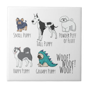 Het Gedicht van het puppy Tegeltje