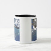 Het gedokte Voortgang 22 ruimtevaartuig Mok (Midden)