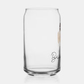 Het geeft bruidsmeisje Gift Bride Blikvorm Glas (Rechts)