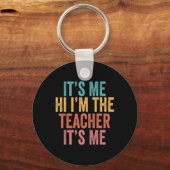 Het geeft me hallo in de leraar Ik ben het Sleutelhanger (Achterkant)