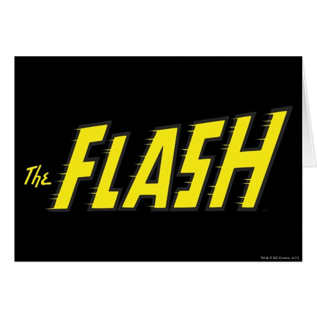 Het geel van de Logo van de Flits (Voorkant Horizontaal)