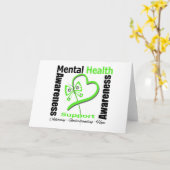 Het geestelijke Lint van de Vlinder van het Hart Kaart (Gele Bloem)