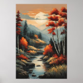 Het gefluister van de Autumn Stream Poster (Voorkant)