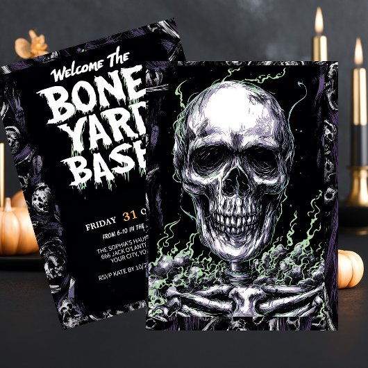 Het gefluister van de onheilspellende schedel kaart