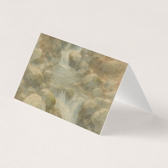 Het gefluister van de stream kaart (Voorkant)