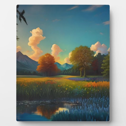 Het gefluister van de Wild Meadow Fotoplaat (Voorkant)