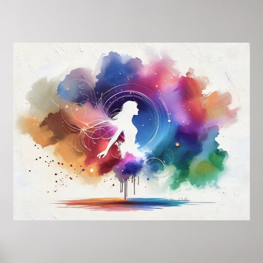 Het gefluister van een regenboogziel poster (Voorkant)