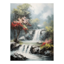 Het gefluister van het Waterval Poster