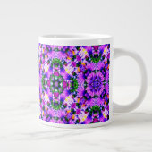 Het gefragmenteerde kruidenbloempatroon. extra grote beker (Rechts)