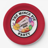 Het gehakt taartfeest papieren bordje (Voorkant)