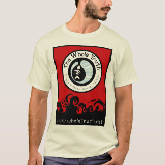 Het geheel van waarheid - rood ontwerp t-shirt