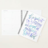 Het geheim om vooruit te komen weekplanner planner (Display)