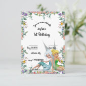 Het geheim van de Wings 1st Birthday Kaart (Staand voorkant)