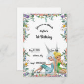 Het geheim van de Wings 1st Birthday Kaart (Voorkant / Achterkant)