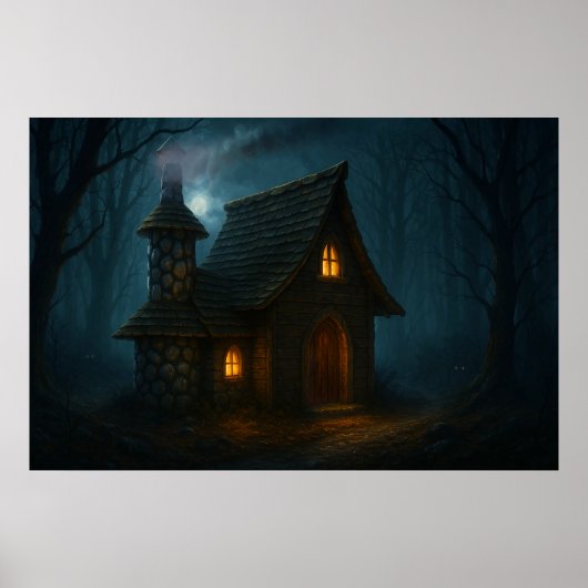 Het geheim van het heksenhuis in het bos poster (Voorkant)