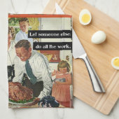 Het geheim van het perfecte Thanksgiving diner Pla Theedoek (Quarter Fold)