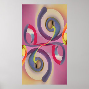 Het geheim van ontwerp 69 Ken Gage Art Poster