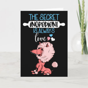 Het geheime ingrediënt is liefde Valentijnkaart Feestdagen Kaart