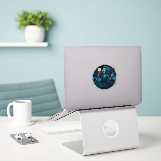 Het gehuil van de Banshee Sticker (Laptop op bureau)