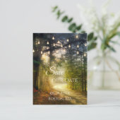 Het gekanaliseerde Bos bewaart het Briefkaart van  (Staand voorkant)