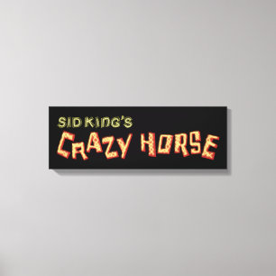 het gekke paard van sid koning canvas afdruk