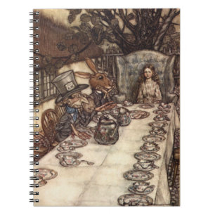 Het gekke Theekransje Arthur Rackham Notebook van Notitieboek